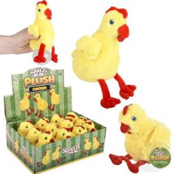 PELUCHE POUSSIN À SQUEEZY 12 CM (4,75